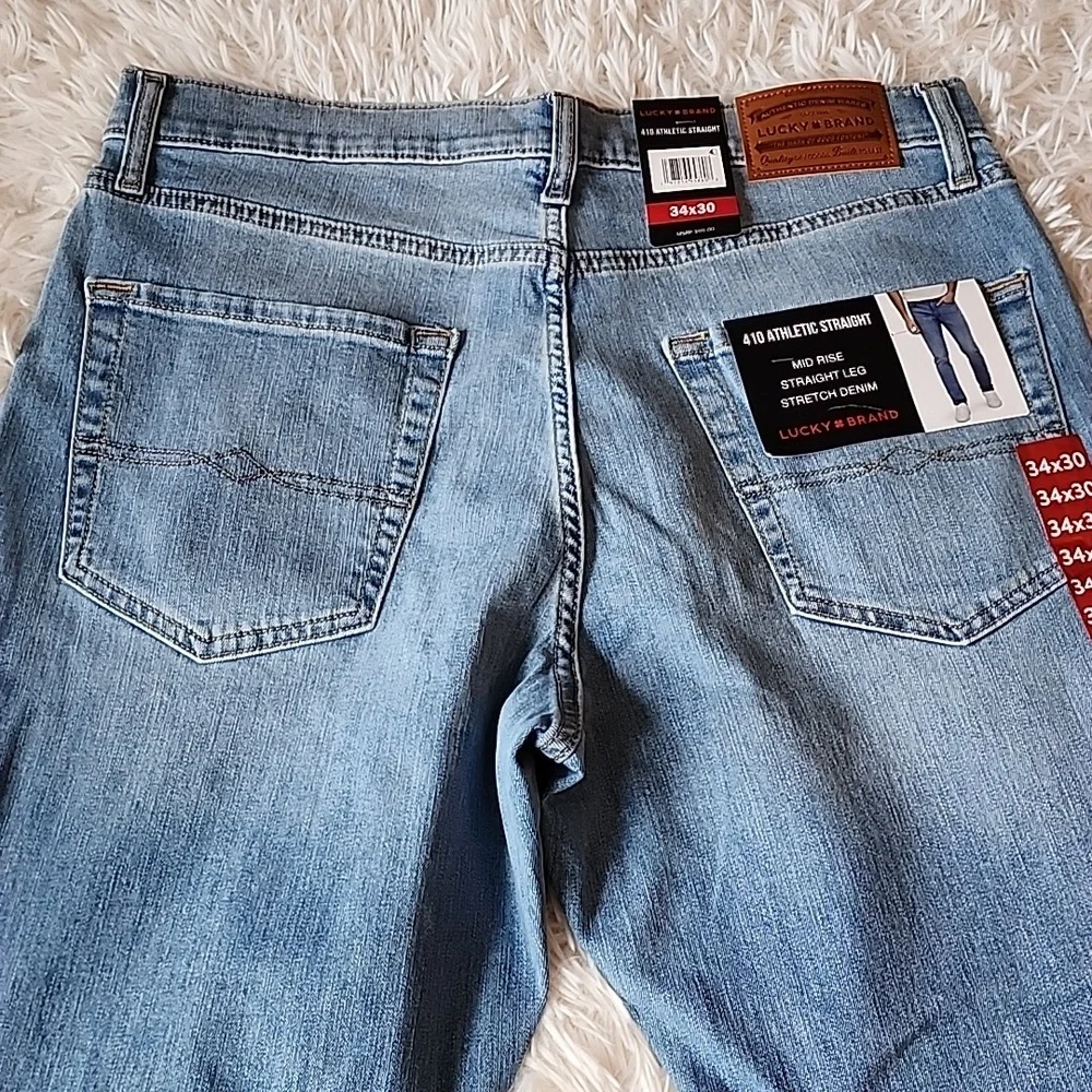 Lucky Brand Men's Straight Jeans - Light Blue